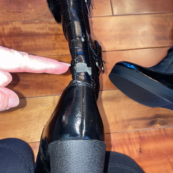 Brand New Bakers Black Wedge Snow Boot Size 8 - Picture 6 of 8